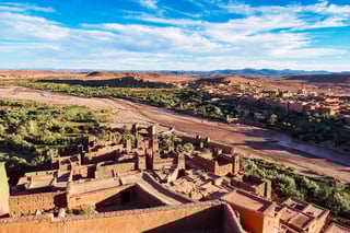 Moroccan city in the day