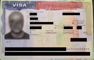Valid Multiple Entry Sticker Visa