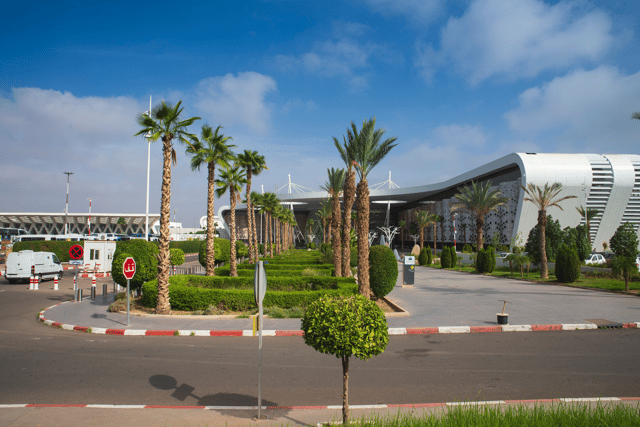 Marrakech Menara Airport modern architectural exterior