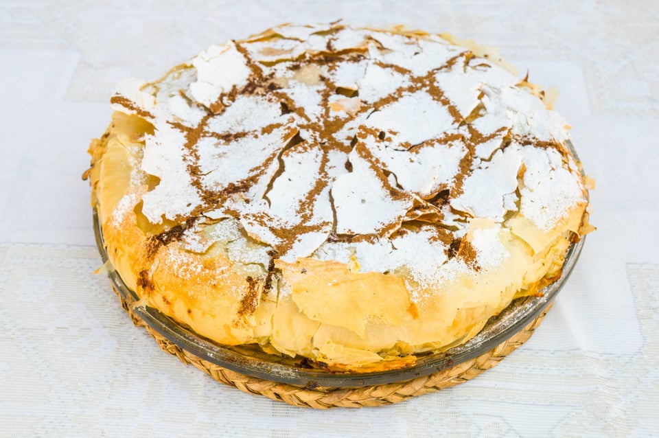 Fresh Baked Moroccan Pastilla Pie