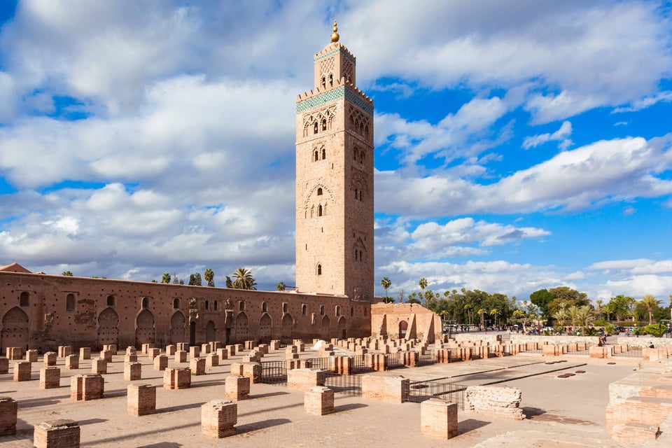 Koutoubia Mosque Or Kutubiyya Mosque Morocco