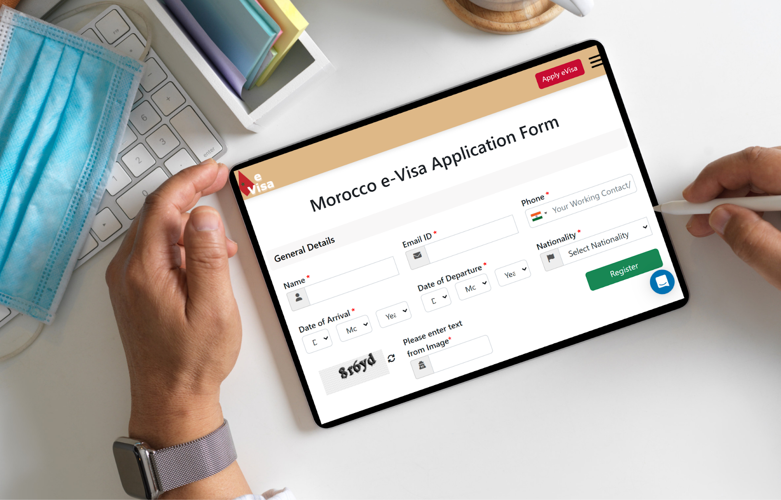 Completing The Moroccan E Visa Form