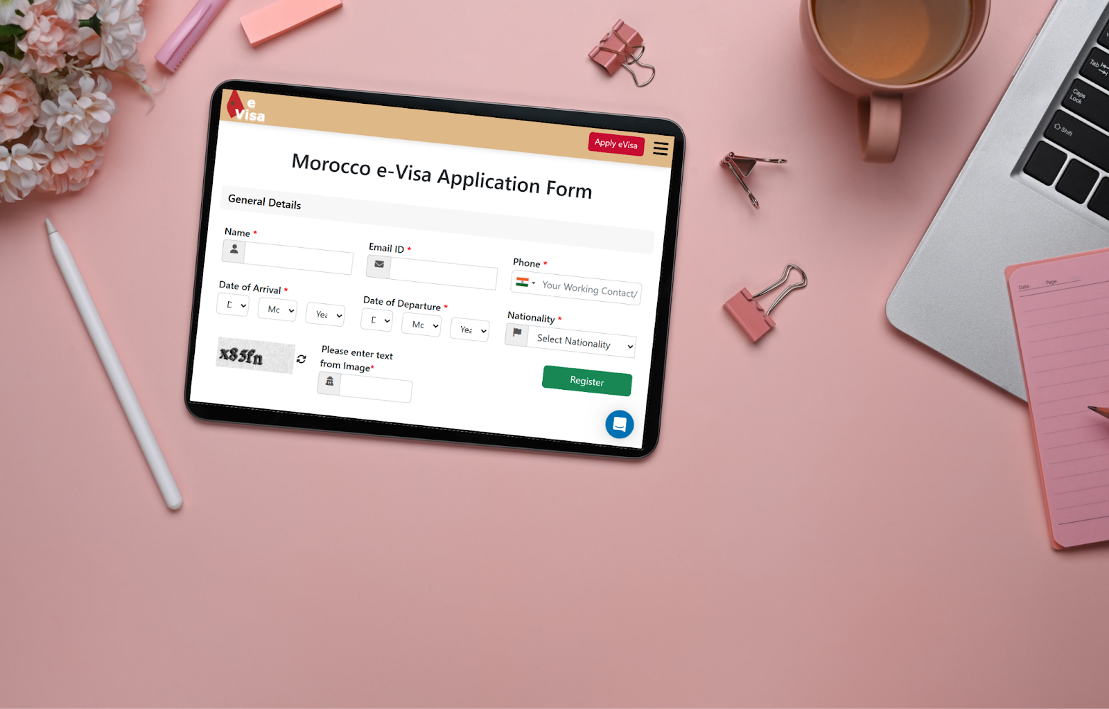Morocco Evisa Application Steps For Guinea Bissau Citizens